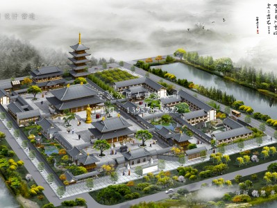 晋中寺庙建筑总体规划方案